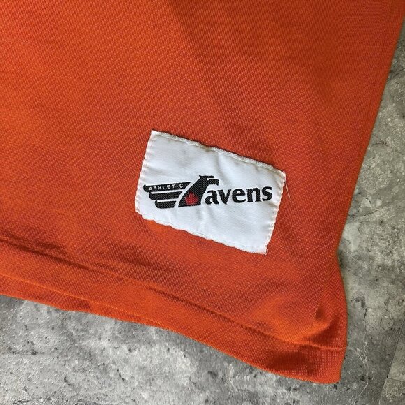 Vintage Philadelphia Flyers Men’s Sz L Shirt Ravens Traning Gear Orange Pullover - Picture 4 of 7